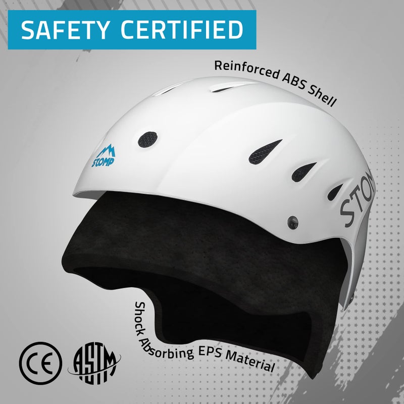STOMP Ski & Snowboarding Snow Sports Helmet with Build-in Pocket in Ear Pads for Wireless Drop-in Headphone (Matte Blue, X-Large) - Image 5